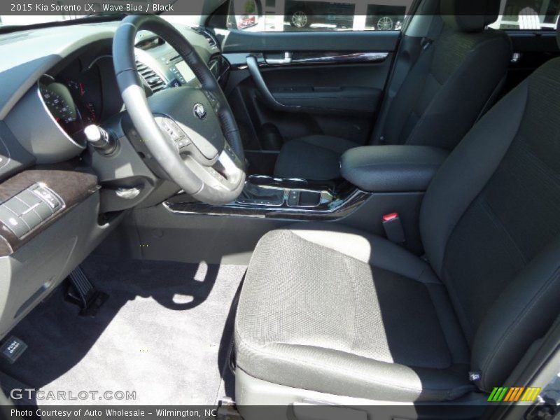 Wave Blue / Black 2015 Kia Sorento LX