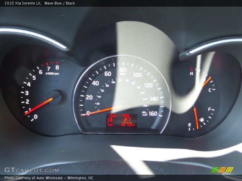 Wave Blue / Black 2015 Kia Sorento LX