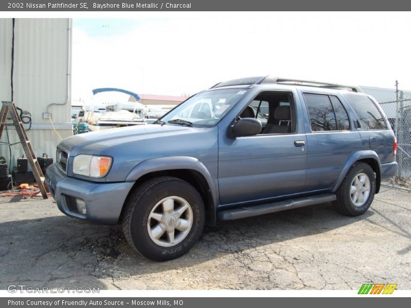 Bayshore Blue Metallic / Charcoal 2002 Nissan Pathfinder SE