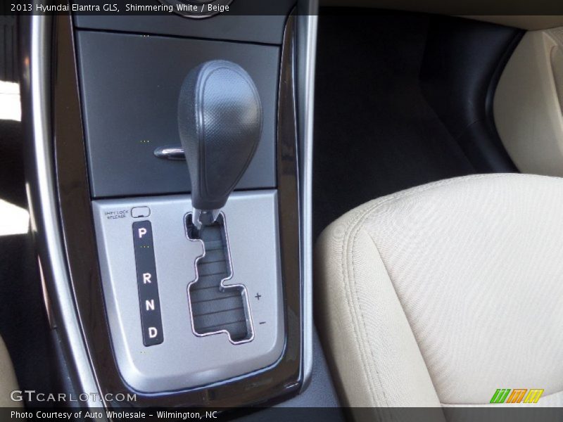 Shimmering White / Beige 2013 Hyundai Elantra GLS