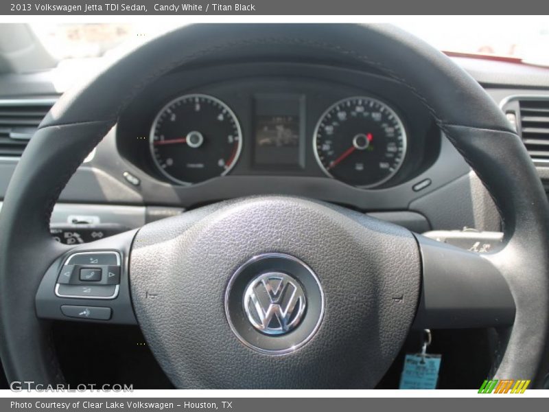 Candy White / Titan Black 2013 Volkswagen Jetta TDI Sedan