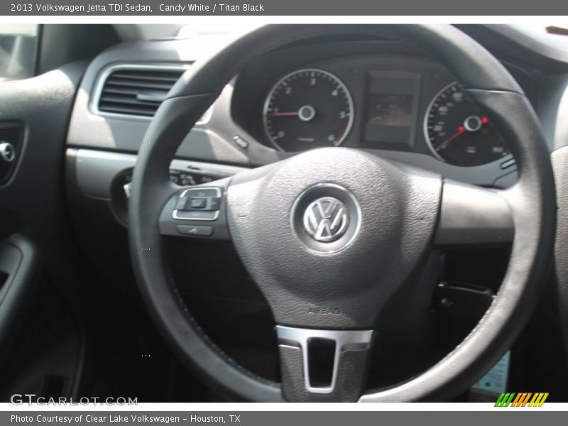 Candy White / Titan Black 2013 Volkswagen Jetta TDI Sedan