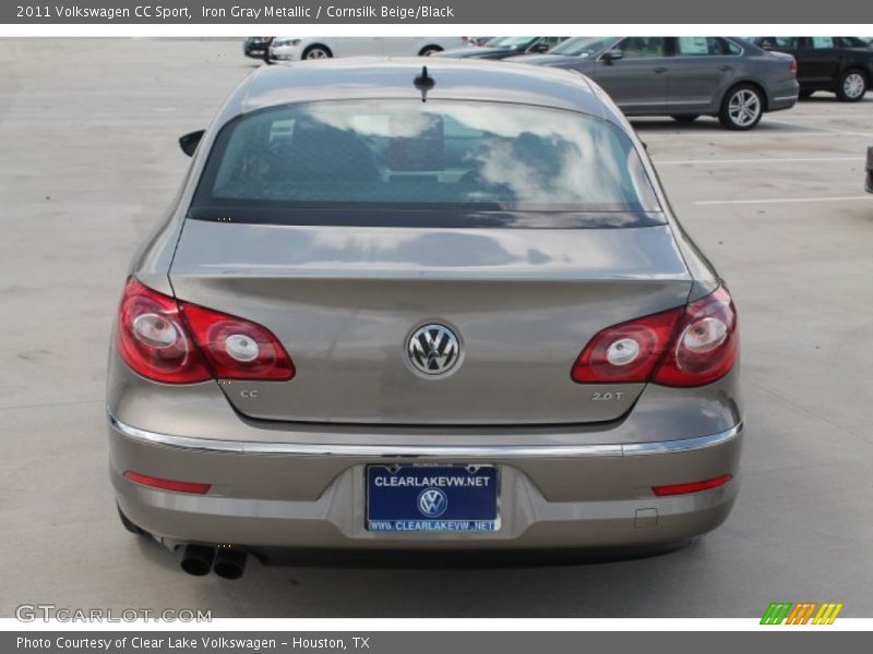 Iron Gray Metallic / Cornsilk Beige/Black 2011 Volkswagen CC Sport