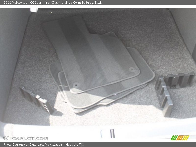 Iron Gray Metallic / Cornsilk Beige/Black 2011 Volkswagen CC Sport