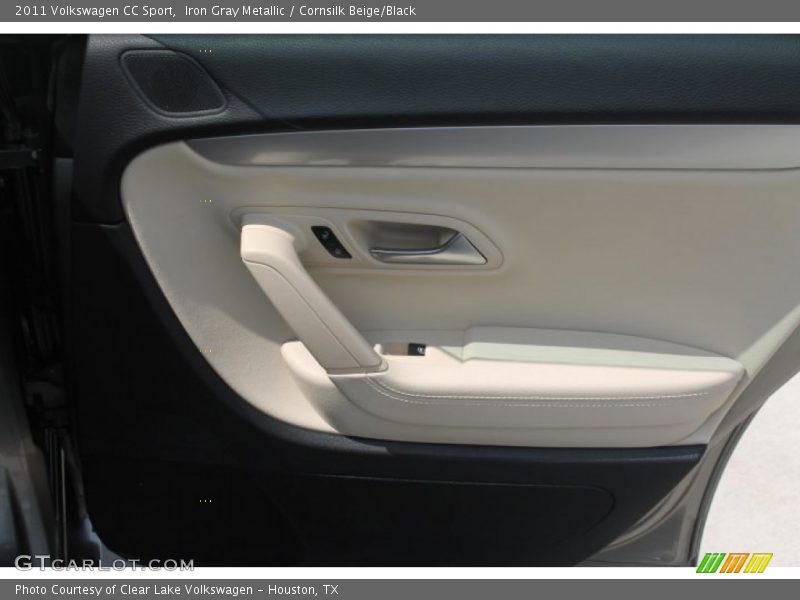 Iron Gray Metallic / Cornsilk Beige/Black 2011 Volkswagen CC Sport