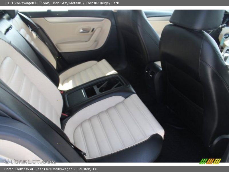 Iron Gray Metallic / Cornsilk Beige/Black 2011 Volkswagen CC Sport