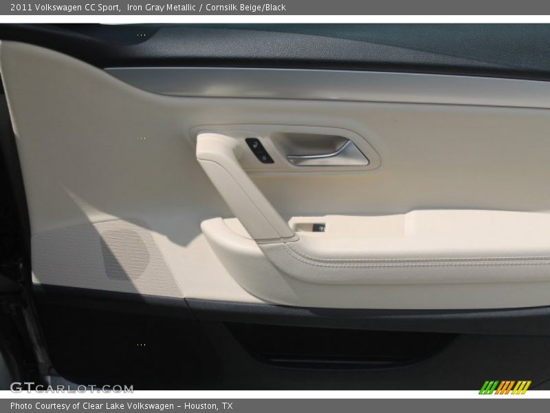 Iron Gray Metallic / Cornsilk Beige/Black 2011 Volkswagen CC Sport