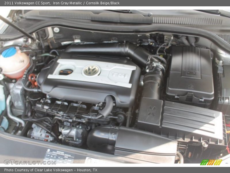 Iron Gray Metallic / Cornsilk Beige/Black 2011 Volkswagen CC Sport