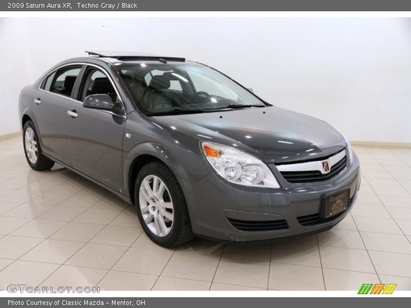Techno Gray / Black 2009 Saturn Aura XR