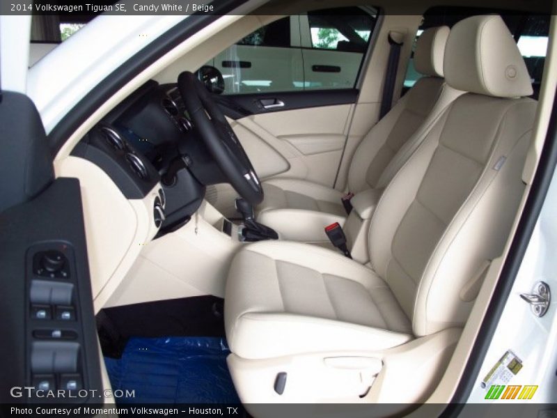 Candy White / Beige 2014 Volkswagen Tiguan SE