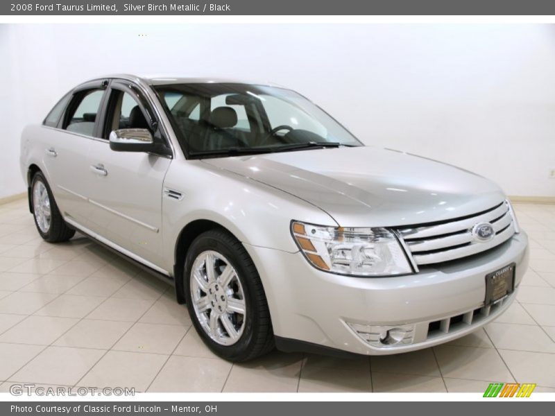 Silver Birch Metallic / Black 2008 Ford Taurus Limited