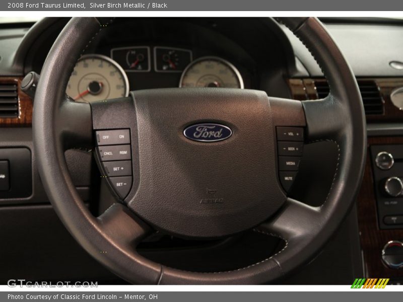Silver Birch Metallic / Black 2008 Ford Taurus Limited