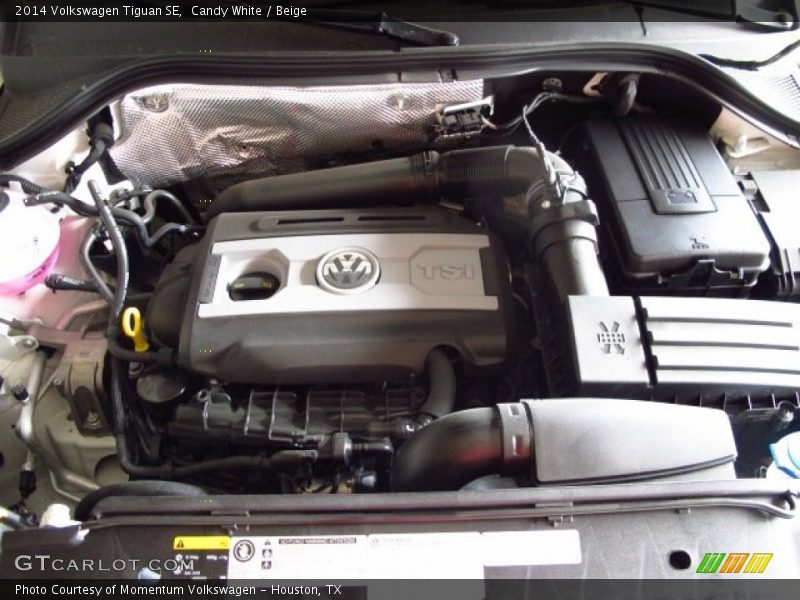 Candy White / Beige 2014 Volkswagen Tiguan SE