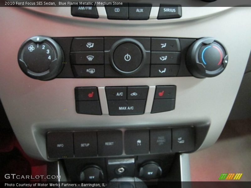 Blue Flame Metallic / Medium Stone 2010 Ford Focus SES Sedan