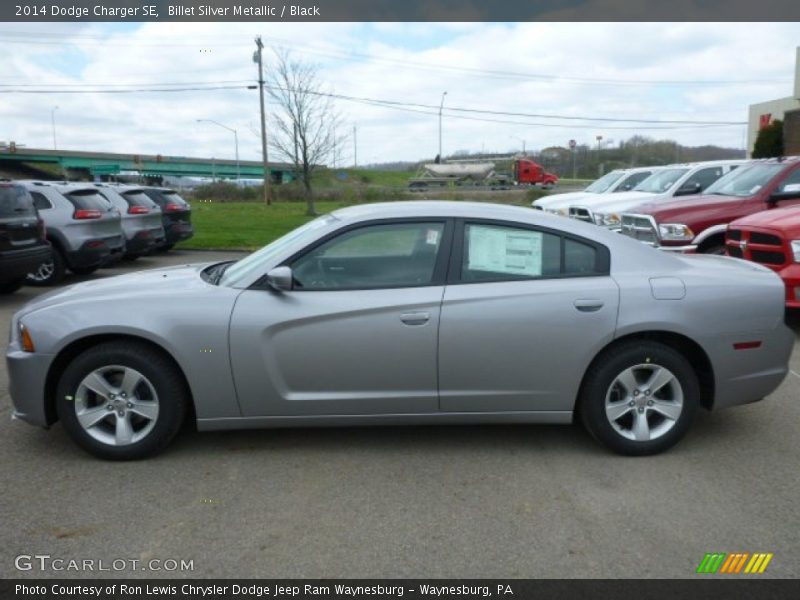 Billet Silver Metallic / Black 2014 Dodge Charger SE
