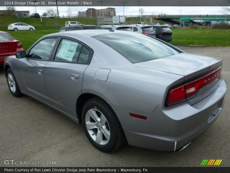 Billet Silver Metallic / Black 2014 Dodge Charger SE