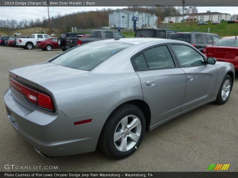 Billet Silver Metallic / Black 2014 Dodge Charger SE