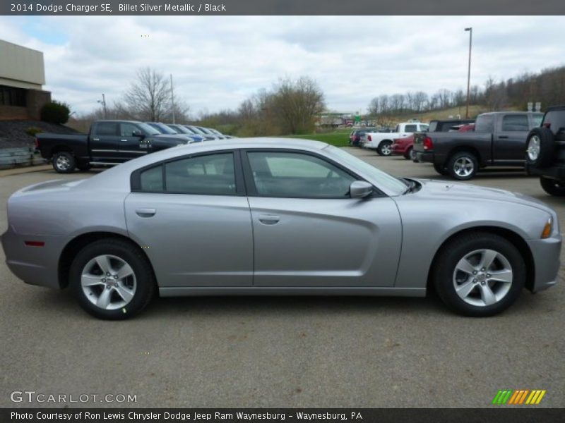 Billet Silver Metallic / Black 2014 Dodge Charger SE