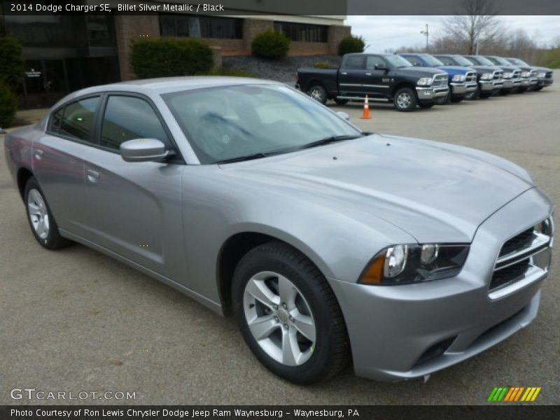 Billet Silver Metallic / Black 2014 Dodge Charger SE