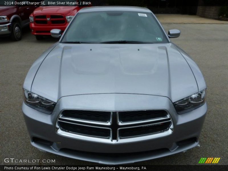 Billet Silver Metallic / Black 2014 Dodge Charger SE