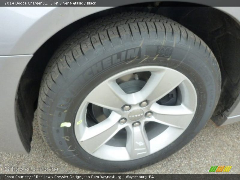 Billet Silver Metallic / Black 2014 Dodge Charger SE