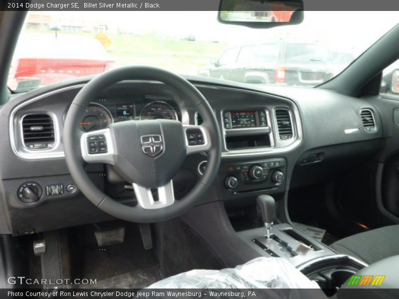 Billet Silver Metallic / Black 2014 Dodge Charger SE