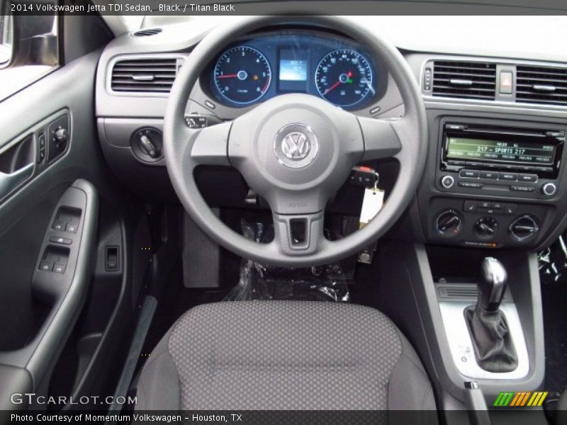 Black / Titan Black 2014 Volkswagen Jetta TDI Sedan
