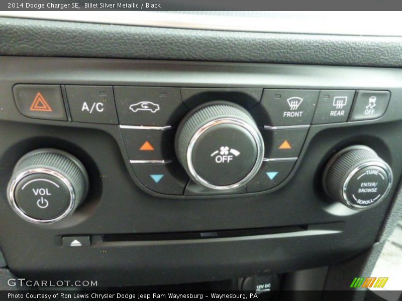 Billet Silver Metallic / Black 2014 Dodge Charger SE