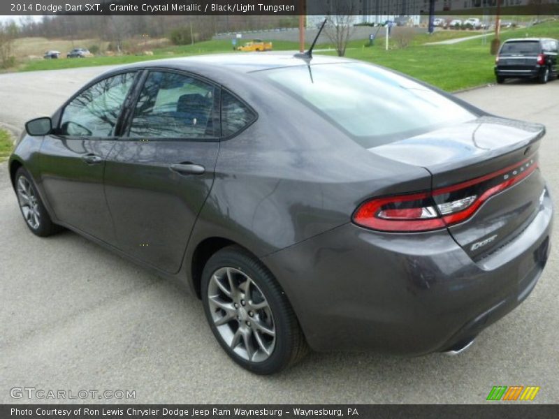 Granite Crystal Metallic / Black/Light Tungsten 2014 Dodge Dart SXT