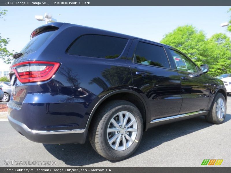 True Blue Pearl / Black 2014 Dodge Durango SXT