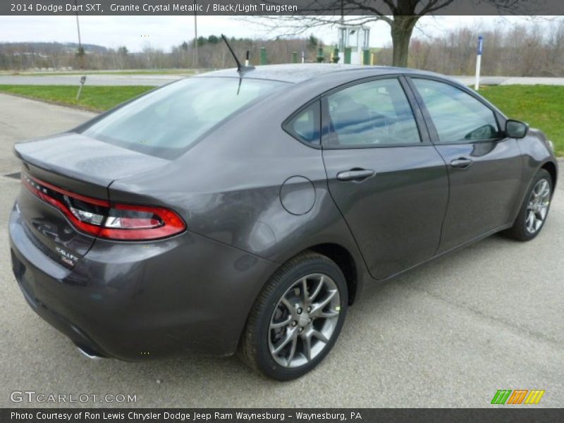 Granite Crystal Metallic / Black/Light Tungsten 2014 Dodge Dart SXT