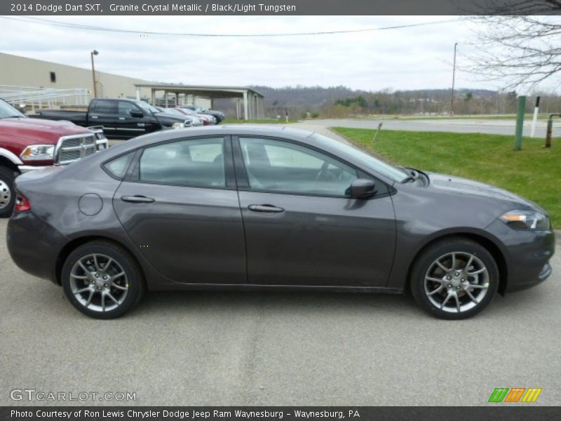 Granite Crystal Metallic / Black/Light Tungsten 2014 Dodge Dart SXT