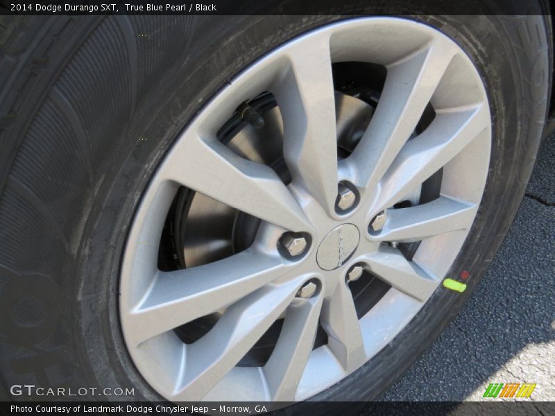 True Blue Pearl / Black 2014 Dodge Durango SXT
