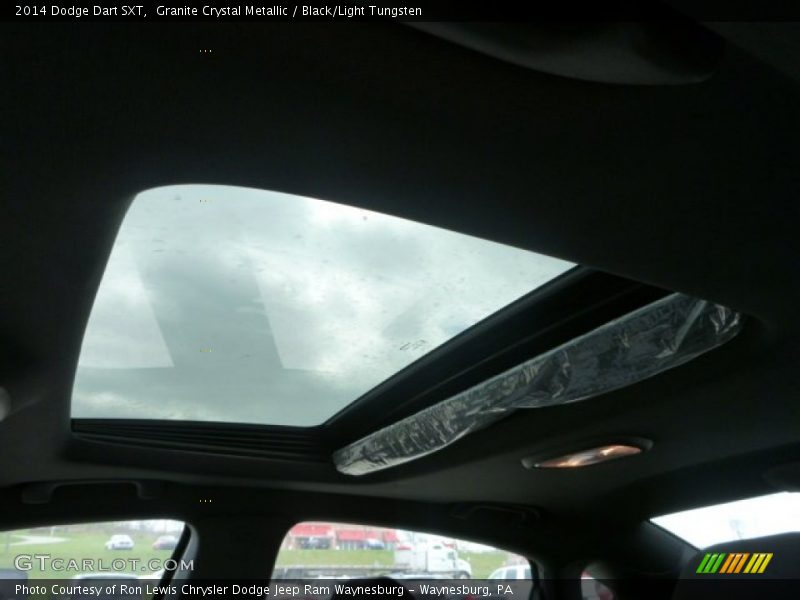 Granite Crystal Metallic / Black/Light Tungsten 2014 Dodge Dart SXT