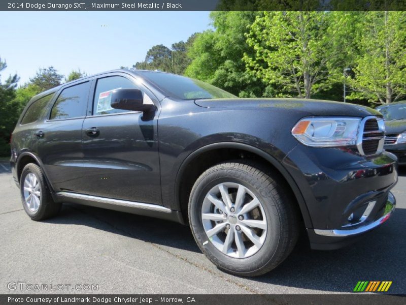 Maximum Steel Metallic / Black 2014 Dodge Durango SXT