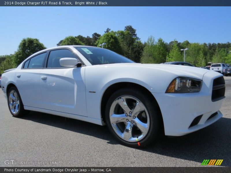Bright White / Black 2014 Dodge Charger R/T Road & Track