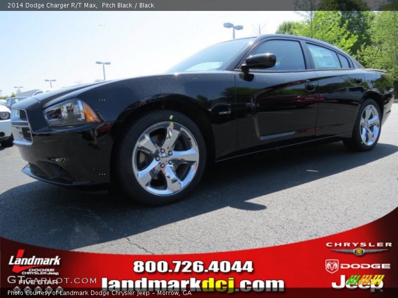 Pitch Black / Black 2014 Dodge Charger R/T Max