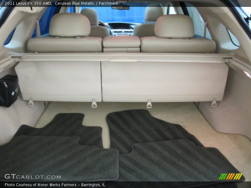 Cerulean Blue Metallic / Parchment 2011 Lexus RX 350 AWD