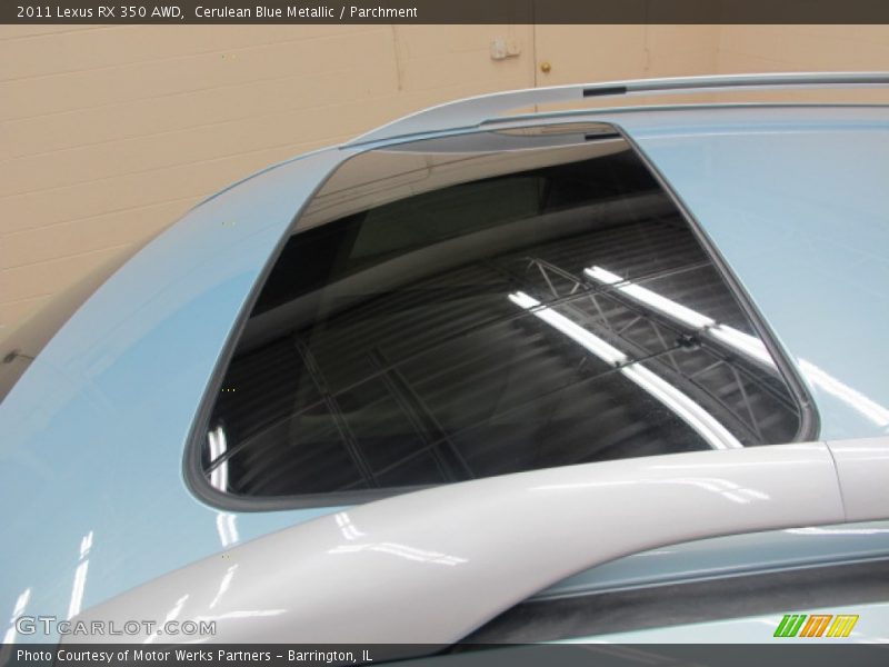 Cerulean Blue Metallic / Parchment 2011 Lexus RX 350 AWD