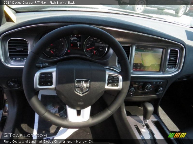 Pitch Black / Black 2014 Dodge Charger R/T Max