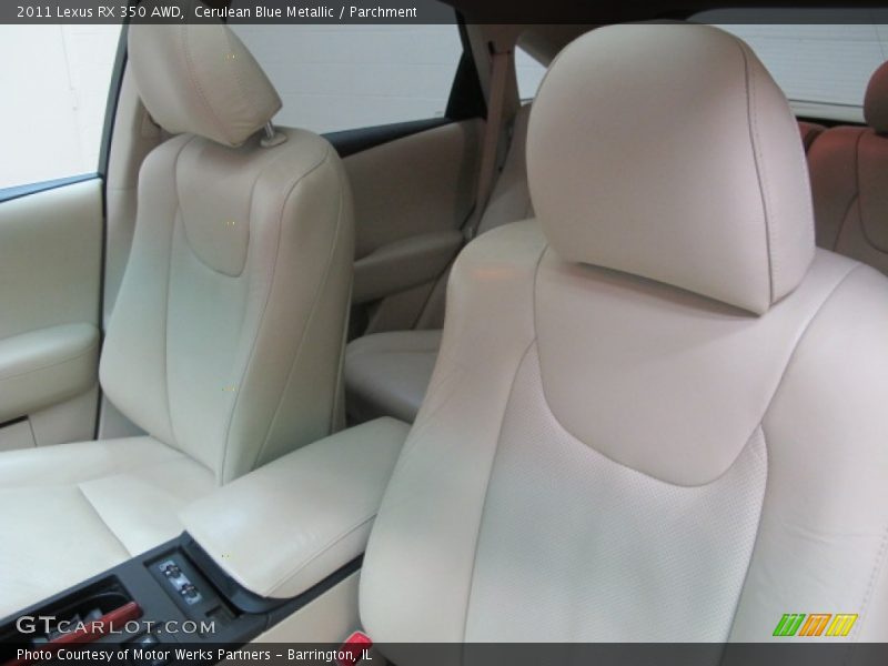 Cerulean Blue Metallic / Parchment 2011 Lexus RX 350 AWD