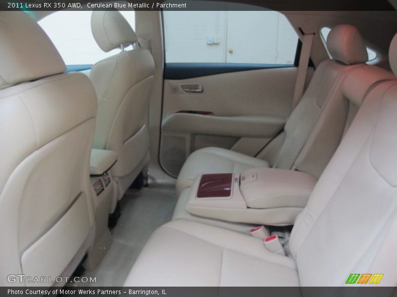 Cerulean Blue Metallic / Parchment 2011 Lexus RX 350 AWD