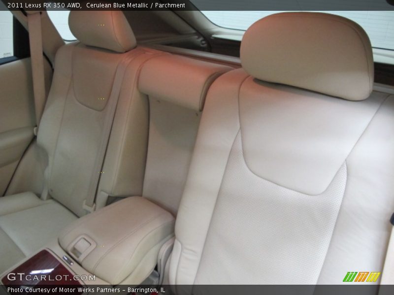Cerulean Blue Metallic / Parchment 2011 Lexus RX 350 AWD