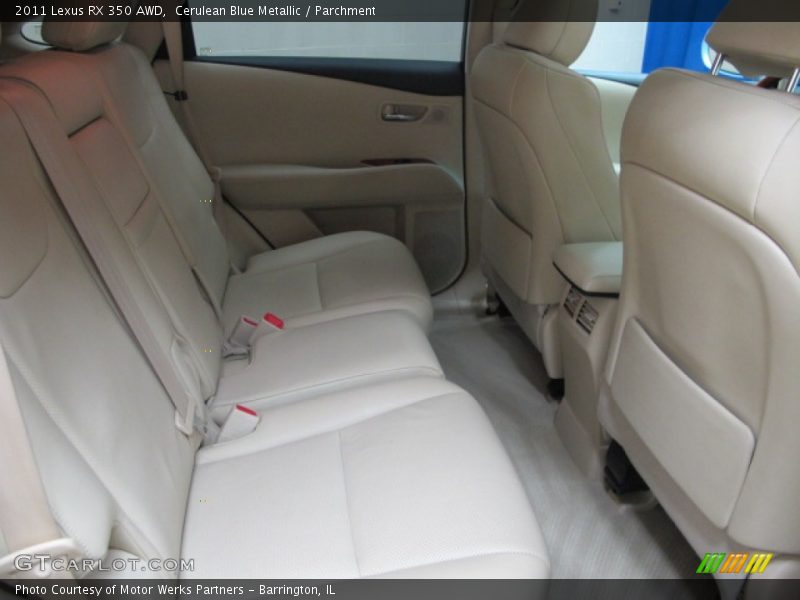 Cerulean Blue Metallic / Parchment 2011 Lexus RX 350 AWD