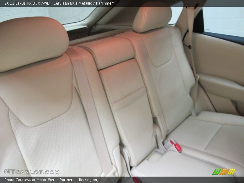 Cerulean Blue Metallic / Parchment 2011 Lexus RX 350 AWD