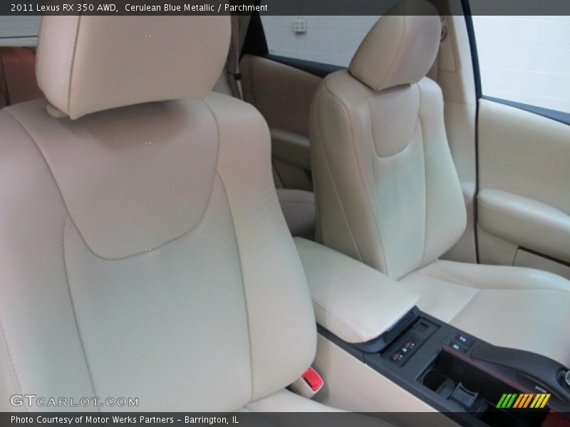Cerulean Blue Metallic / Parchment 2011 Lexus RX 350 AWD
