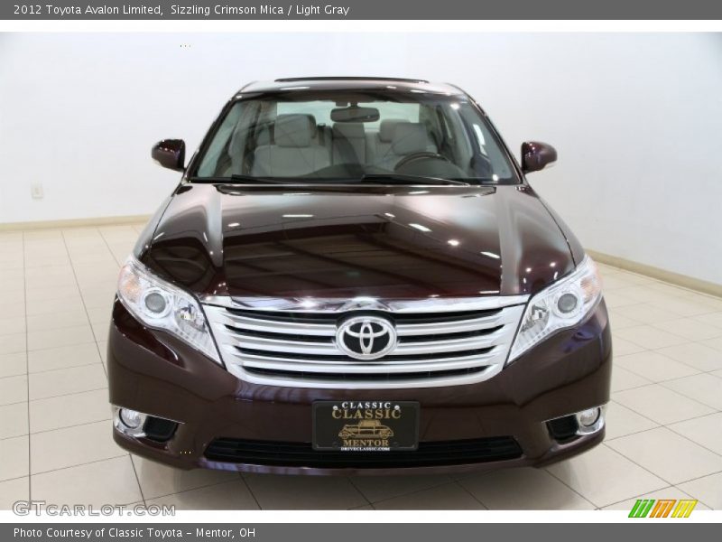Sizzling Crimson Mica / Light Gray 2012 Toyota Avalon Limited