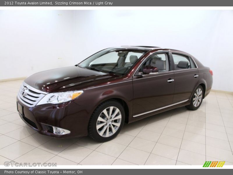 Sizzling Crimson Mica / Light Gray 2012 Toyota Avalon Limited