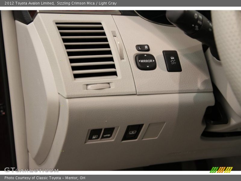 Sizzling Crimson Mica / Light Gray 2012 Toyota Avalon Limited