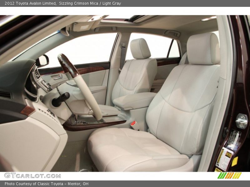 Sizzling Crimson Mica / Light Gray 2012 Toyota Avalon Limited